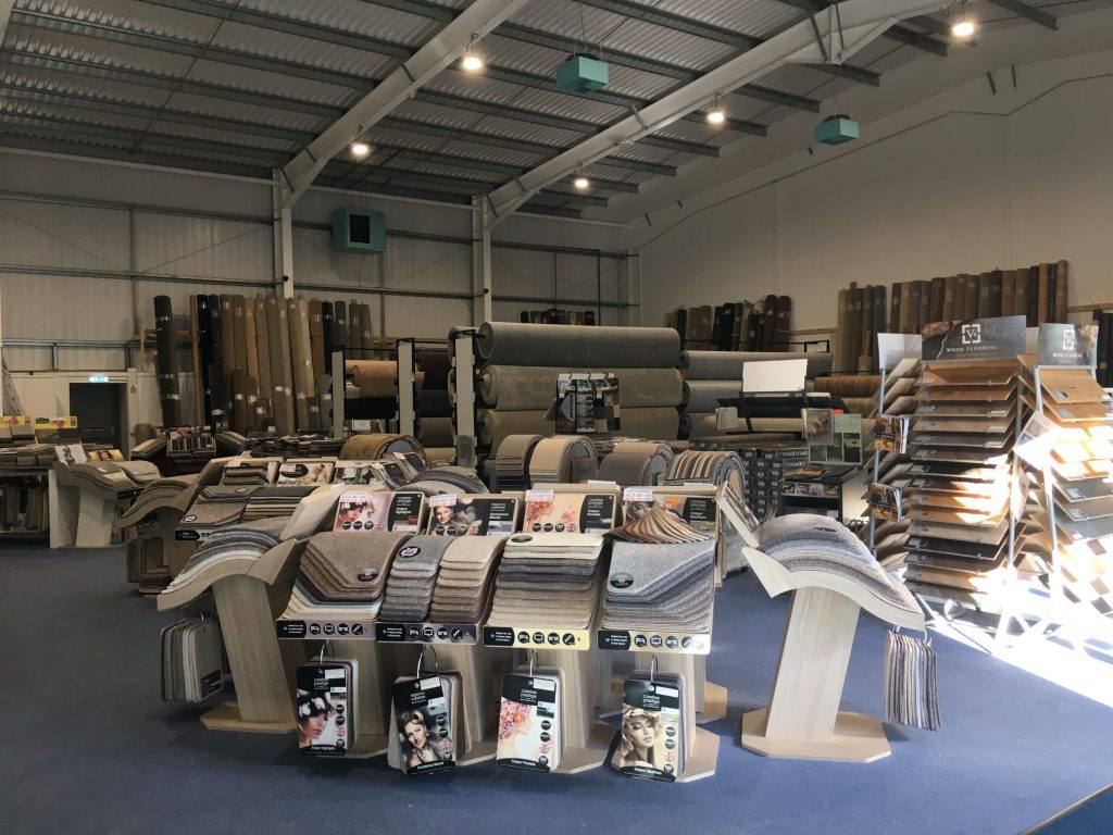 Inside our showroom