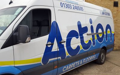 Look out for the Action Carpets & Flooring vans!